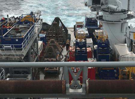 Setting an Environmental Cement Plug from a Vessel Setting an Environmental Cement Plug from a Vessel